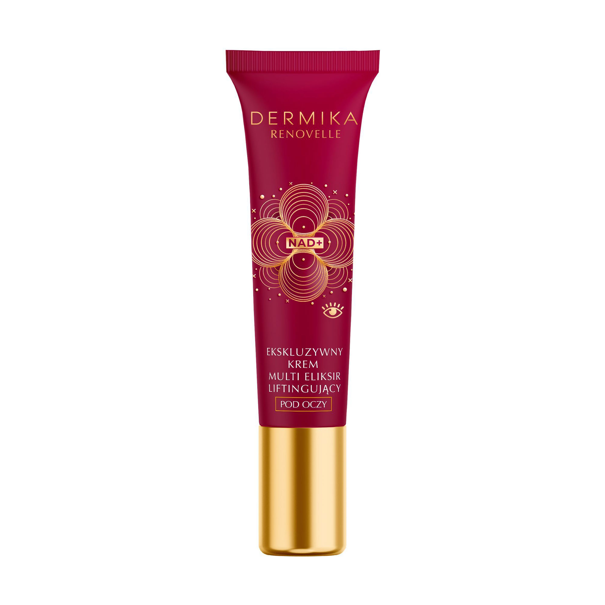 Мультиліфтинговий крем-еліксир для шкіри навколо очей Dermika Renovelle Exclusive Multi Lifting Eye Cream Elixir, 15 мл