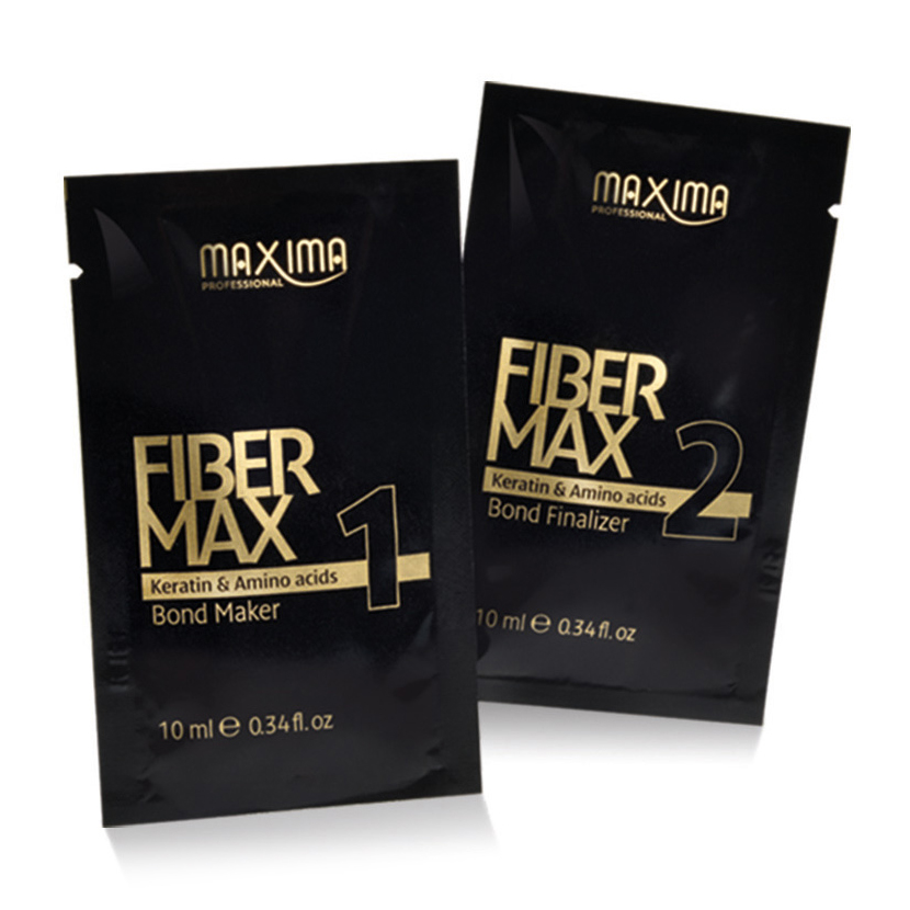 Набір Maxima Professional Fiber Max для кератинового вирівнювання волосся (Keratin Bond Maker, 10 мл + Keratin Bond Finalizer, 12 мл)
